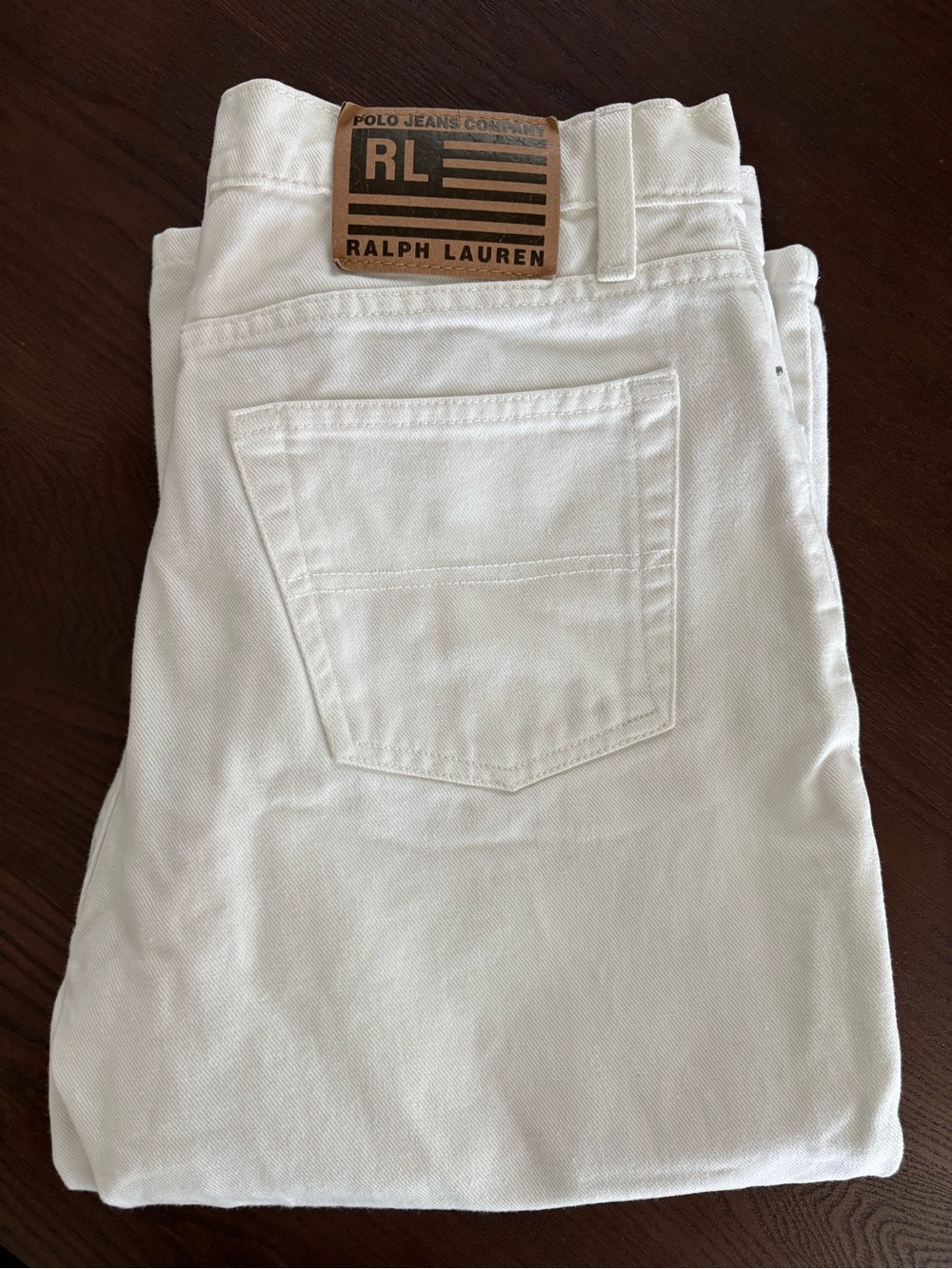 Polo by Ralph Lauren Vintage Women’s Capri White Crop Jeans